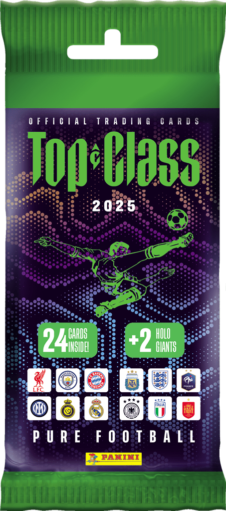Topps Top Class 2025 Fat Pack incl. 2 Holo Giants 8051708023992