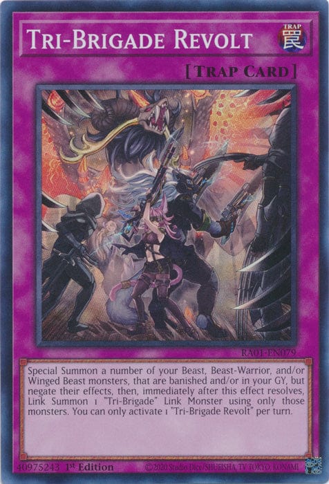 Tri-Brigade Revolt - RA01-EN079 - Super Rare - 1st Edition