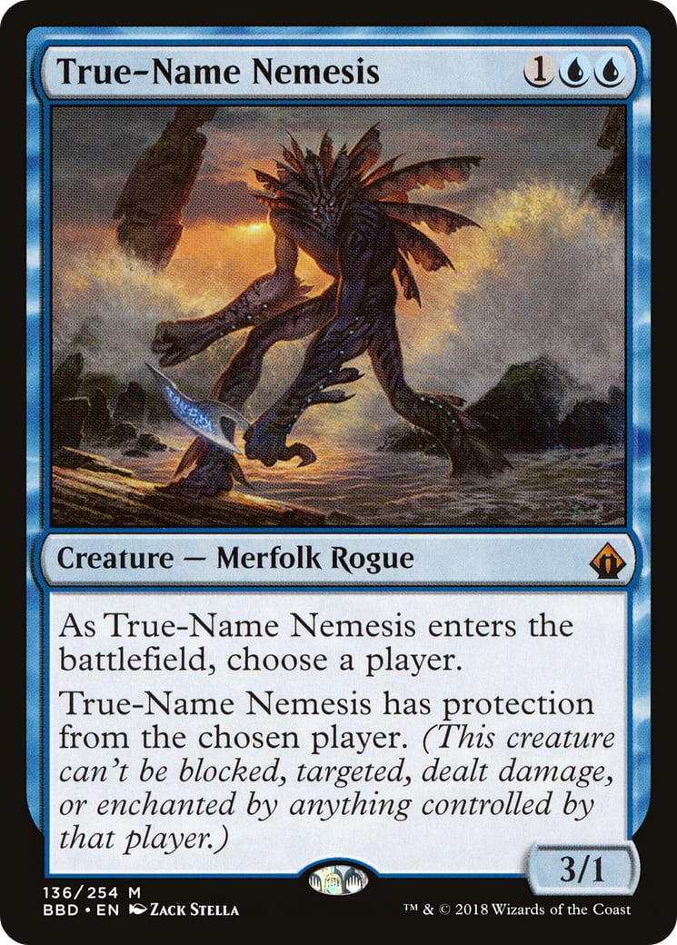 True-Name Nemesis – Battlebond 136 – Magic: The Gathering single card | Lichcards