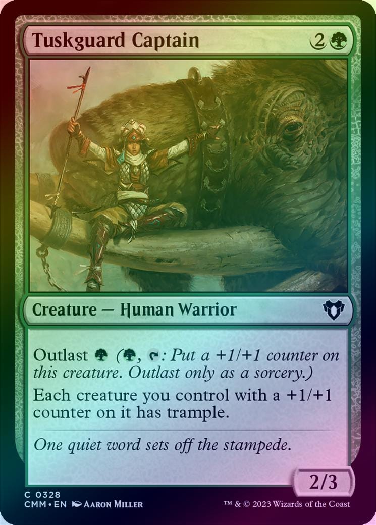 Tuskguard Captain (Foil) (CMM)