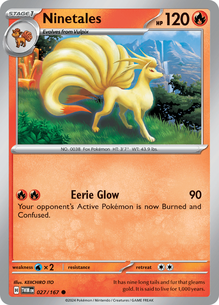 Twilight Masquerade - 027/167 - Ninetales