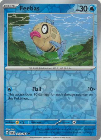 Twilight Masquerade - 049/167 - Feebas - Reverse Holo