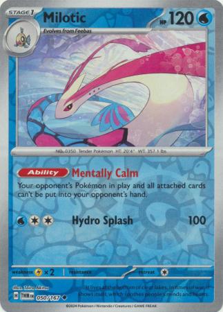 Twilight Masquerade - 050/167 - Milotic - Reverse Holo