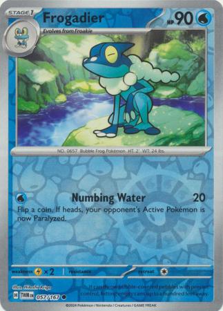 Twilight Masquerade - 057/167 - Frogadier - Reverse Holo