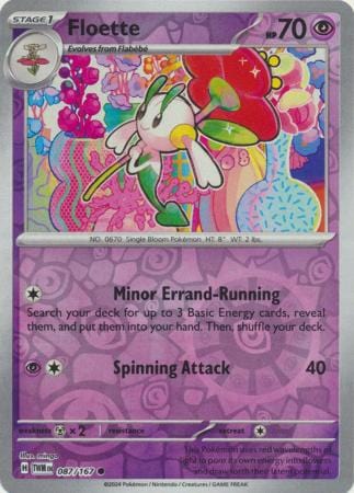 Twilight Masquerade - 087/167 - Floette - Reverse Holo