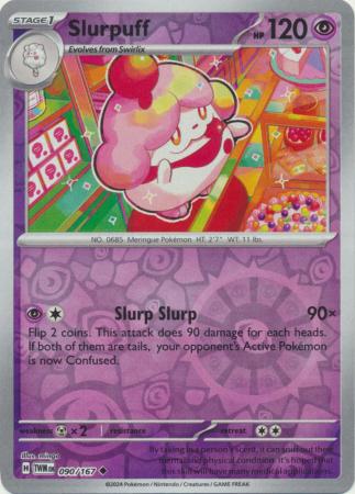 Twilight Masquerade - 090/167 - Slurpuff - Reverse Holo