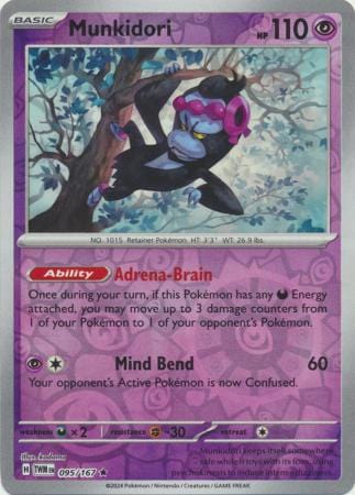 Twilight Masquerade - 095/167 - Munkidori - Reverse Holo