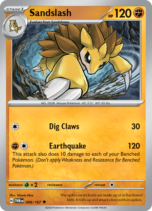 Twilight Masquerade - 098/167 - Sandslash