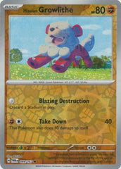 Twilight Masquerade - 099/167 - Hisuian Growlithe - Reverse Holo