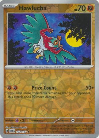 Twilight Masquerade - 107/167 - Hawlucha - Reverse Holo