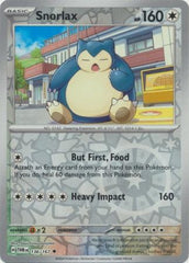 Twilight Masquerade - 136/167 - Snorlax - Reverse Holo