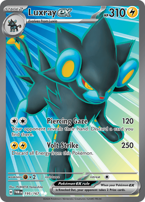 Twilight Masquerade - 195/167 - Luxray ex