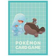 Pokémon Sleeves - Two of a Kind: Quagsire & Clodsire (64 stuks, Japans) – het volledige ontwerp van de sleeve (officiële afbeelding Pokémon Center Japan)