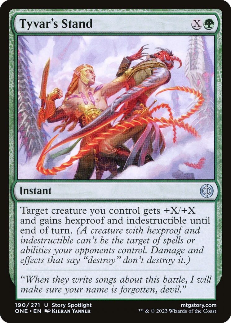 Tyvar's Stand – Phyrexia: All Will Be One 190 – Magic: The Gathering single card | Lichcards Main image