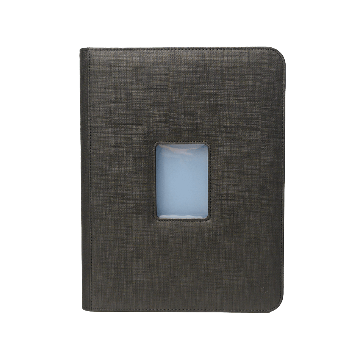 Ultra PRO 9-Pocket Zippered Window Premium PRO-Binder zwart voorkant