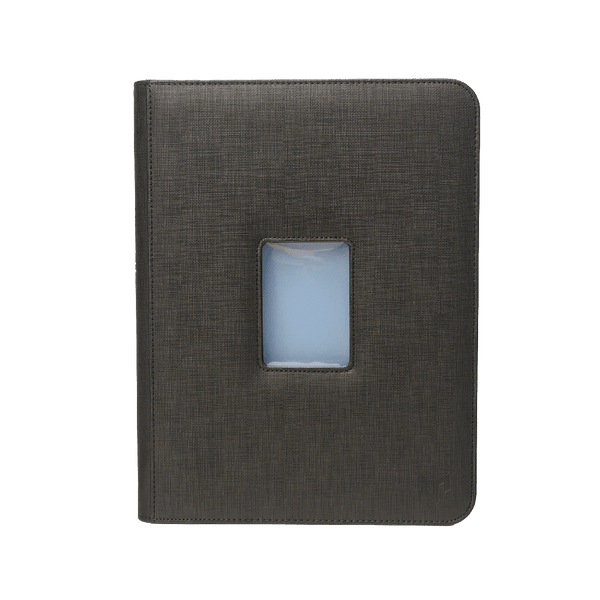 Ultra PRO 9-Pocket Zippered Window Premium PRO-Binder zwart voorkant