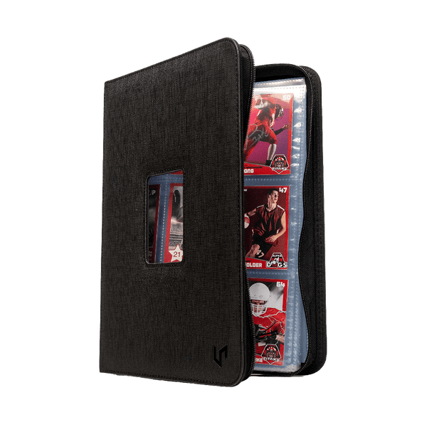 Ultra PRO 9-Pocket Zippered Window Premium PRO-Binder open