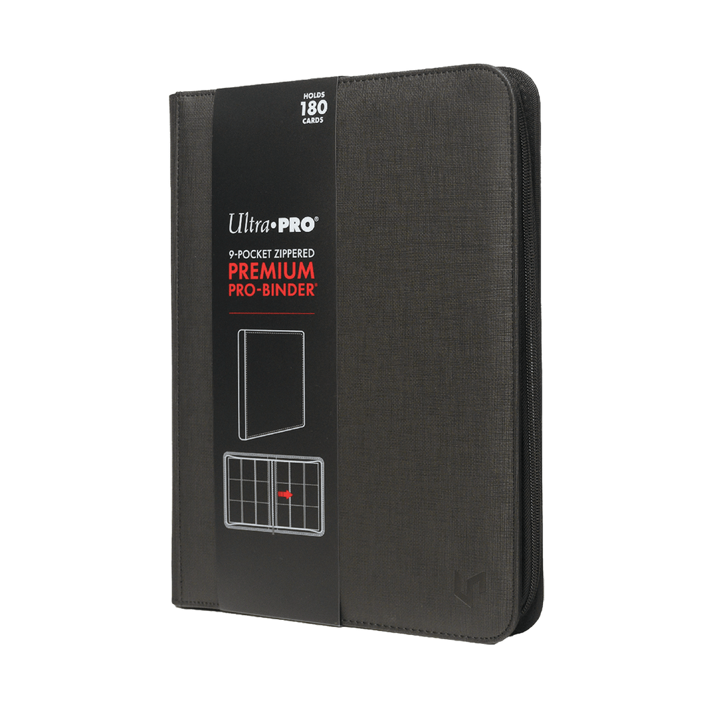 Ultra PRO 9-Pocket Zippered Premium PRO-Binder zwart in verpakking