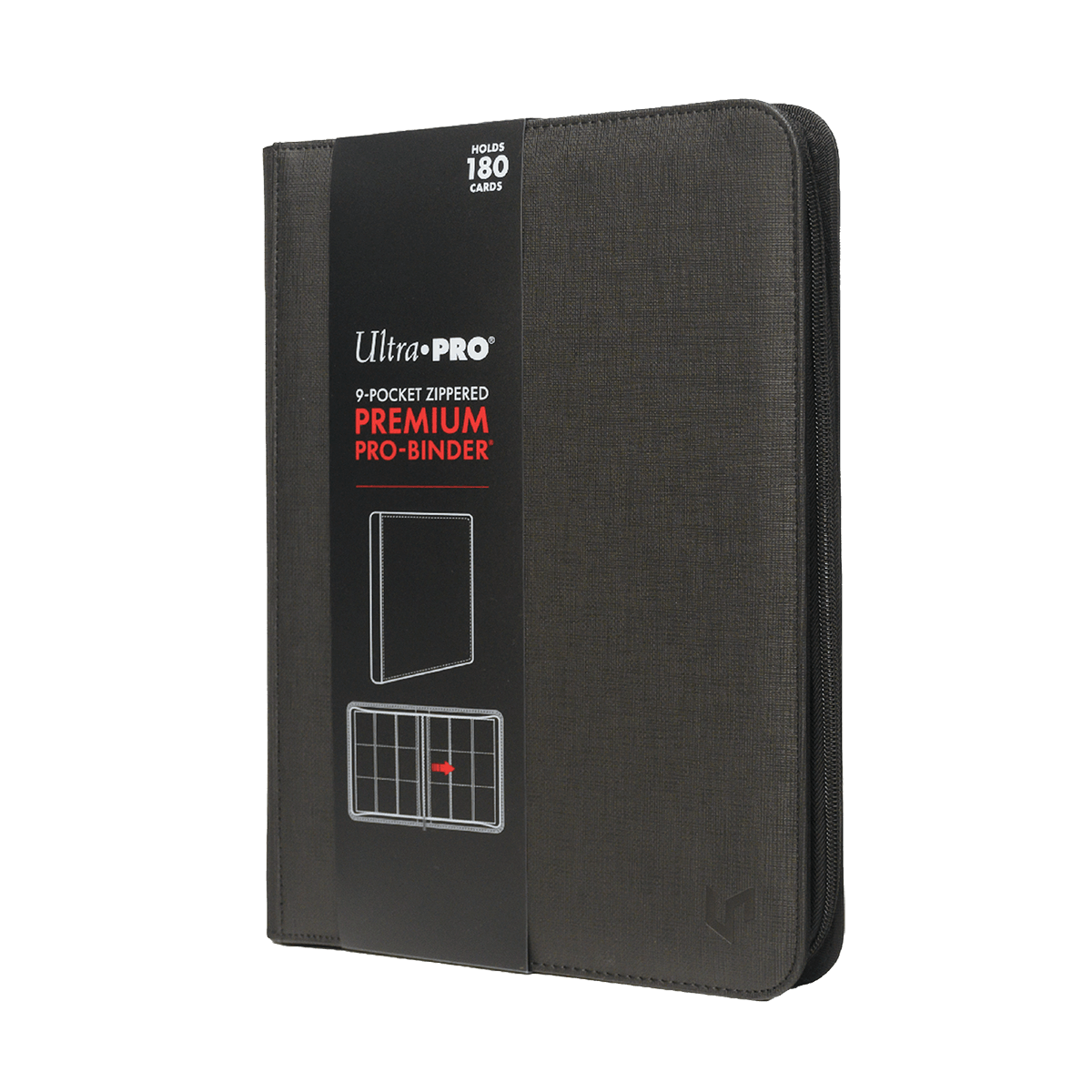 Ultra PRO 9-Pocket Zippered Premium PRO-Binder zwart in verpakking