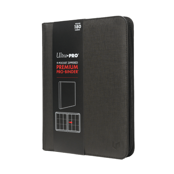 Ultra PRO 9-Pocket Zippered Premium PRO-Binder zwart in verpakking