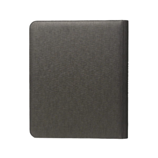 Achterkant Ultra PRO 9-Pocket Zippered Toploader Premium PRO-Binder zwart