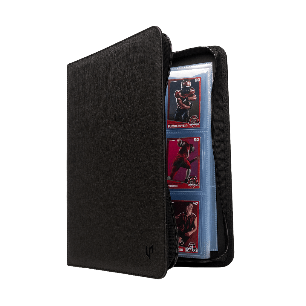 Ultra PRO 9-Pocket Zippered Toploader Premium PRO-Binder geopend