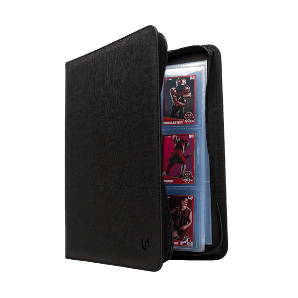 Ultra PRO 9-Pocket Zippered Toploader Premium PRO-Binder geopend