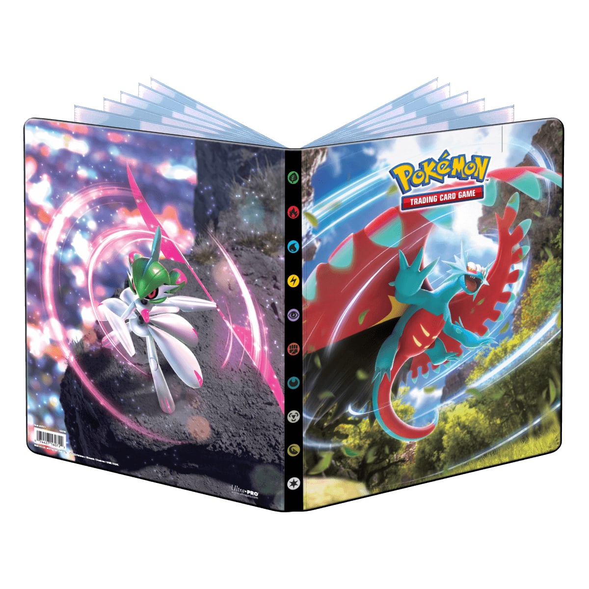 Ultra Pro 9-pocket verzamelmap met Roaring Moon en Iron Valiant, voorkant | Lichcards Imagen principal del producto