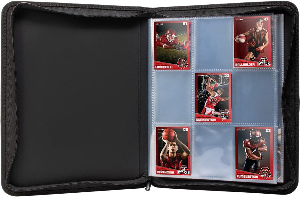 Ultra PRO 9-Pocket Zippered Premium PRO-Binder – Zwart – foto 2 | Lichcards