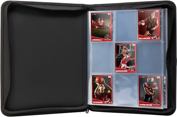 Ultra PRO 9-Pocket Zippered Premium PRO-Binder – Zwart – foto 2 | Lichcards