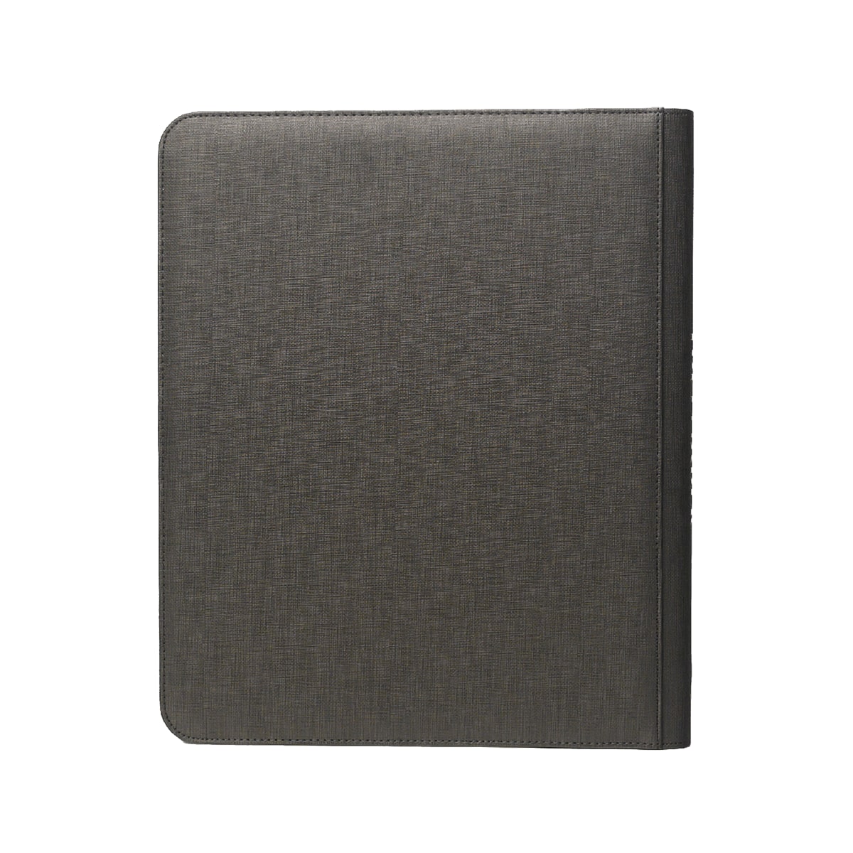 Achterkant Ultra PRO 9-Pocket Zippered Toploader Premium PRO-Binder zwart | Lichcards