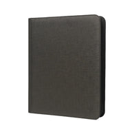 Ultra PRO 9-Pocket Zippered Toploader Premium PRO-Binder zwart schuin | Lichcards