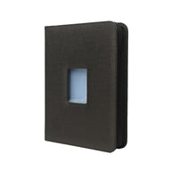 Ultra PRO 9-Pocket Zippered Window Premium PRO-Binder zwart schuin | Lichcards