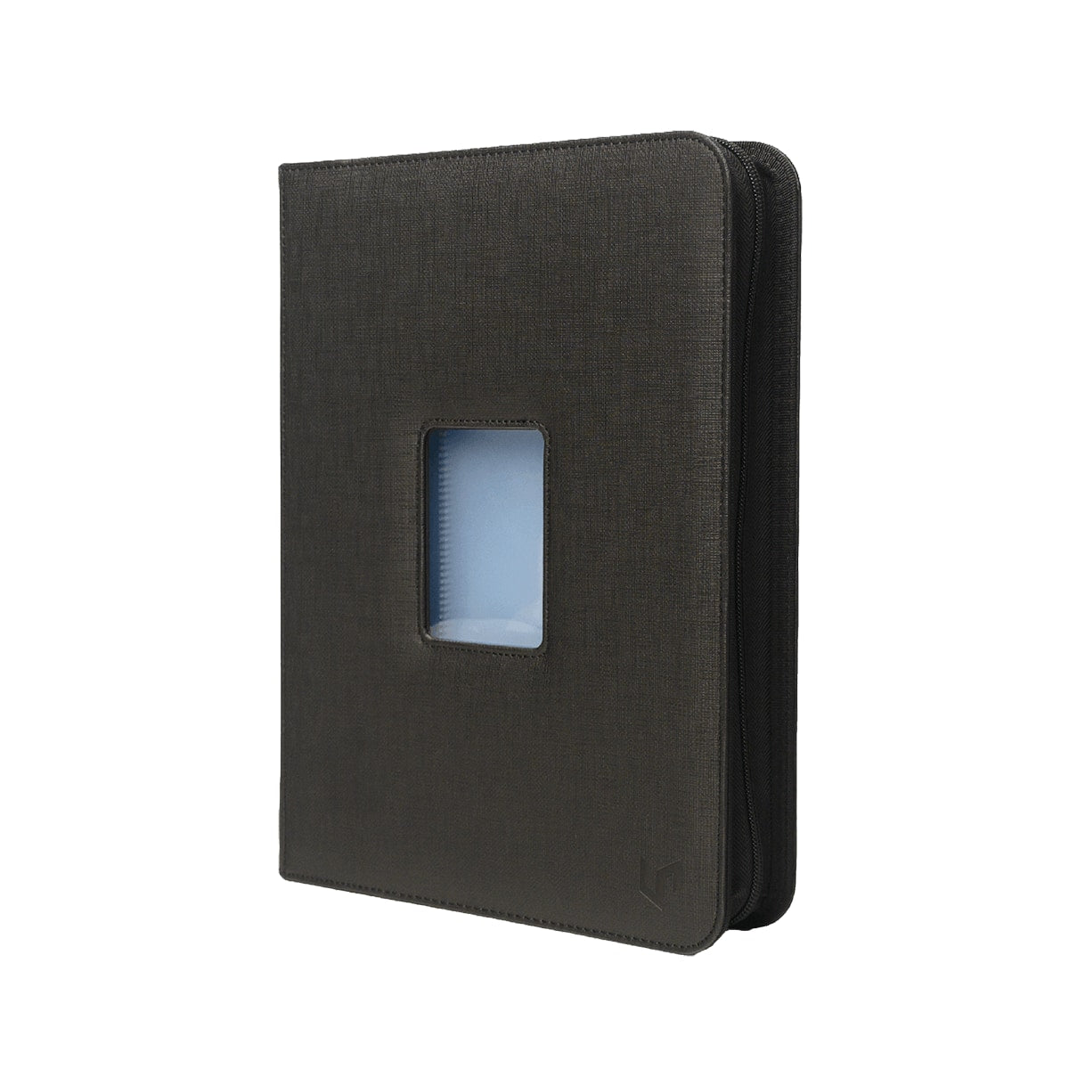 Ultra PRO 9-Pocket Zippered Window Premium PRO-Binder zwart schuin | Lichcards