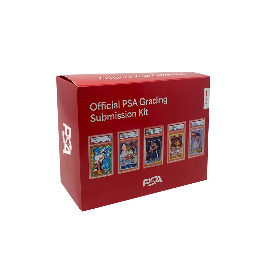 Ultra PRO Official PSA Card Grading Submission Kit, rode verpakking met PSA-logo