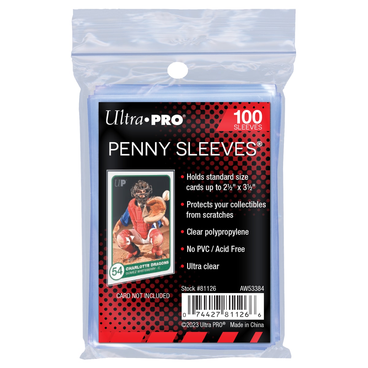 Ultra Pro Penny Sleeves 100 stuks – verpakking | Lichcards Hauptbild