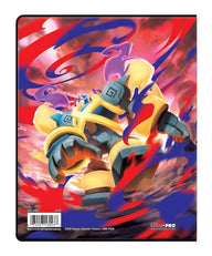 Achterkant van de Ultra PRO Pokémon Delta Reign 4-Pocket Portfolio met Mega Golurk