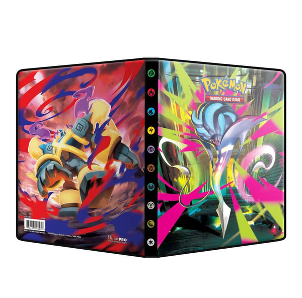 Volledige omslag van de Ultra PRO Pokémon Delta Reign 4-Pocket Portfolio met Mega Malamar en Mega Golurk
