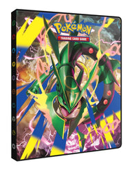 Ultra PRO Pokémon Delta Reign 9-Pocket Portfolio schuin van voren met Mega Rayquaza