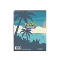 Rückseite der Ultra PRO Lillie und Clefairy 4-Pocket Sammelmappe mit Pokémon-Logo