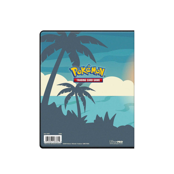 Rückseite der Ultra PRO Lillie und Clefairy 4-Pocket Sammelmappe mit Pokémon-Logo