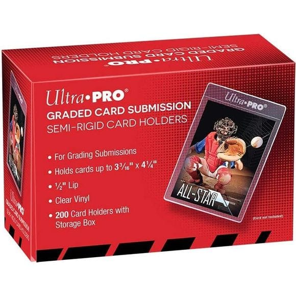 200 Ultra Pro Semi-Rigid Tall Card Holders