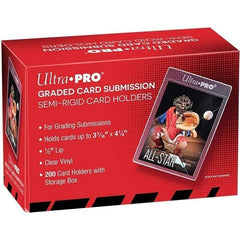 Ultra Pro Semi-Rigid Card Holders Lip Tall 200 stuks 074427430009