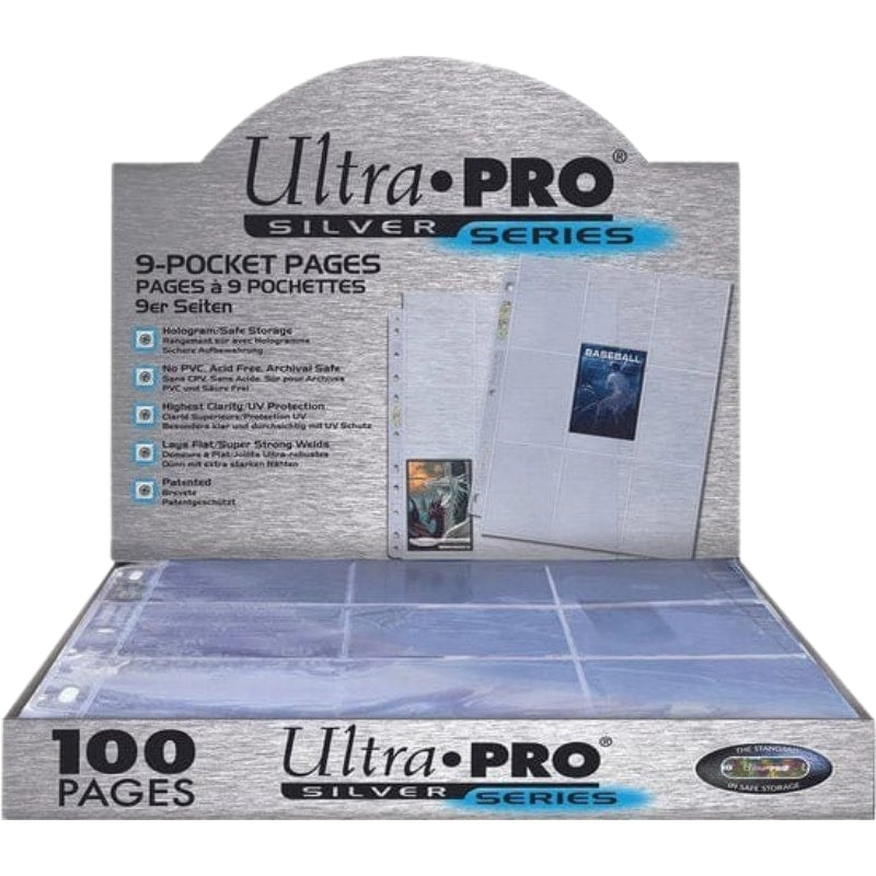 Ultra Pro Silver Series 9-pocket pages (25 stuks) | Lichcards Imagen principal del producto