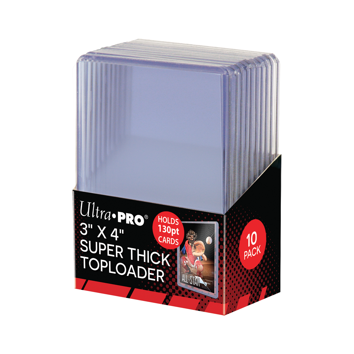 Ultra PRO 3 x 4 inch Super Thick 130PT Toploaders productfoto