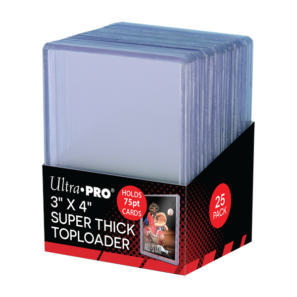 Ultra PRO 3 x 4 inch Super Thick 75PT Toploaders productfoto