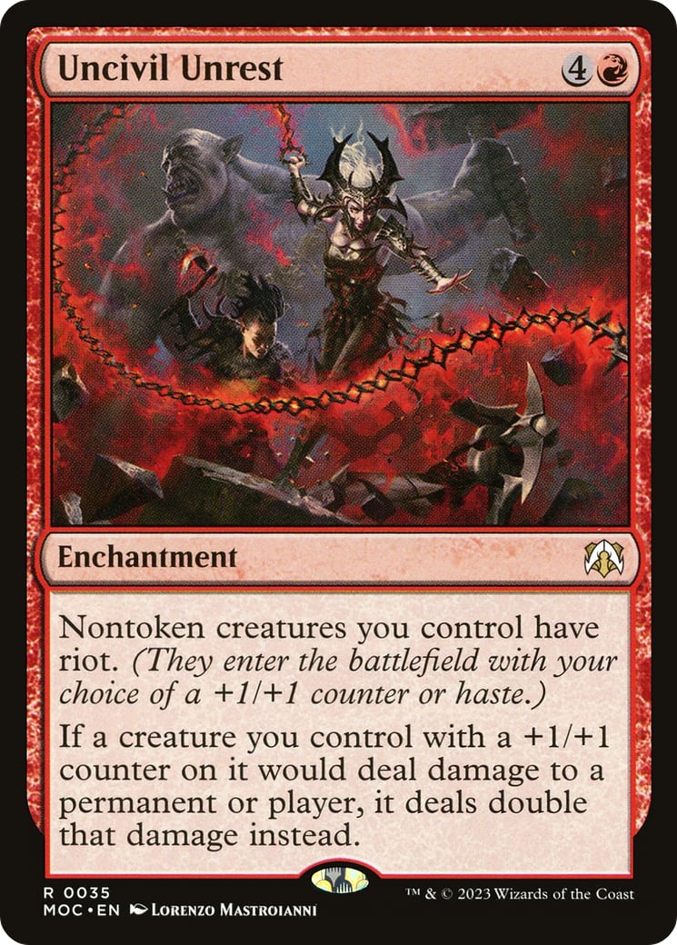 Uncivil Unrest – Commander: March of the Machine 35 – Magic: The Gathering single card | Lichcards Hoofdafbeelding