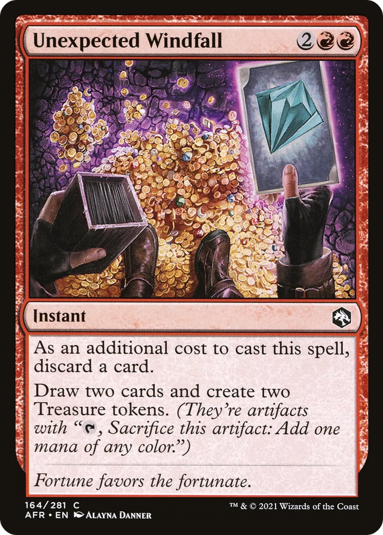 Unexpected Windfall – Adventures in the Forgotten Realms 164 – Magic: The Gathering single card | Lichcards Hauptbild