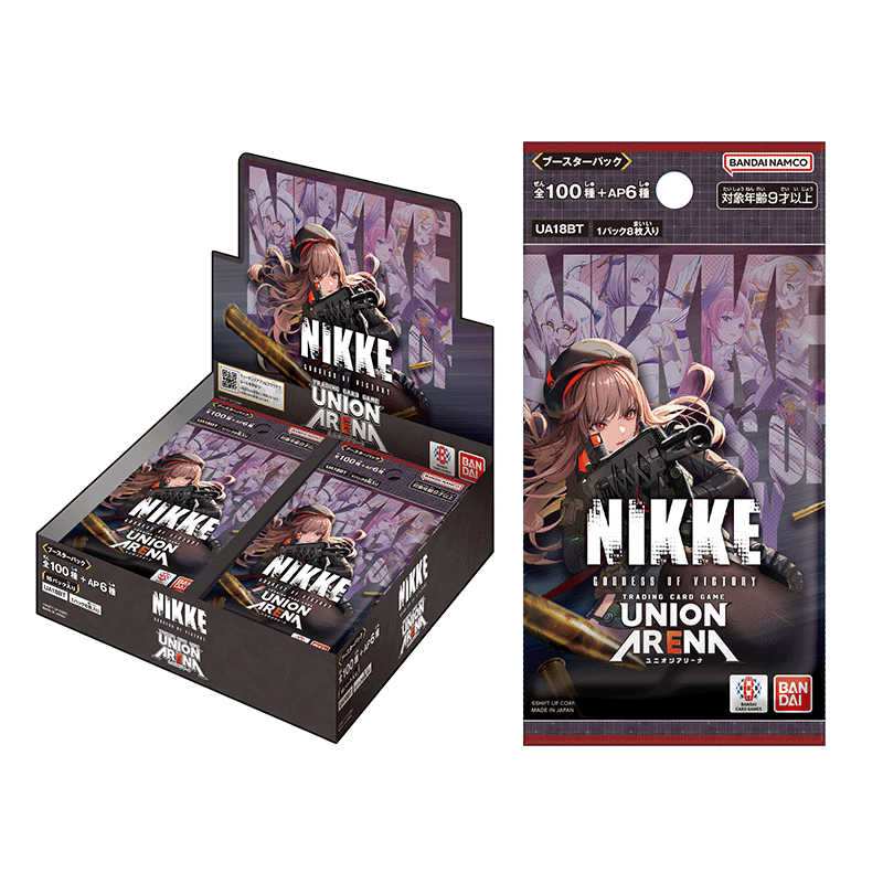 Union Arena GODDESS OF VICTORY NIKKE UA18BT Japanse boosterbox met boosterpack