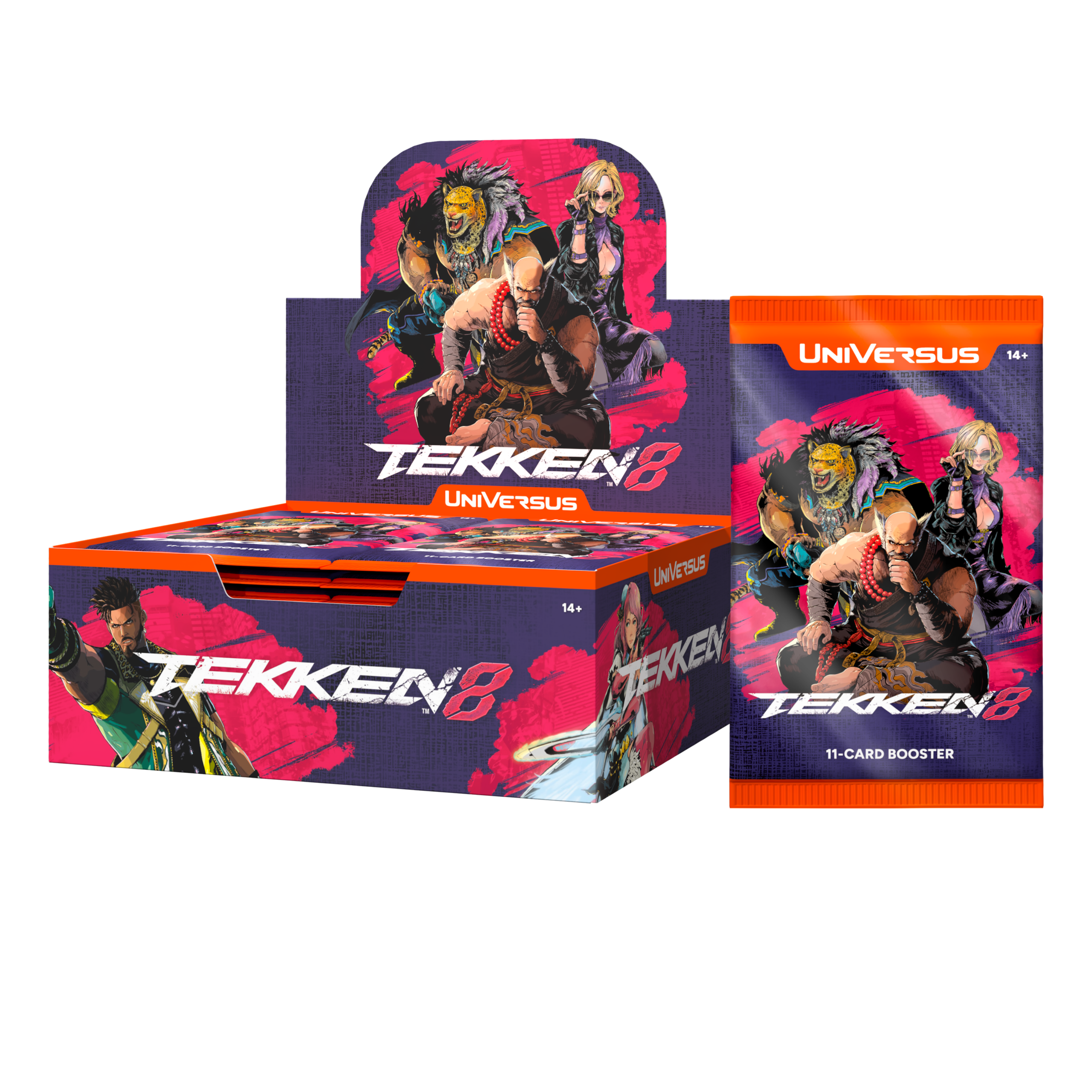 UniVersus CCG Tekken 8 Booster Box met 24 boosters Hoofdafbeelding